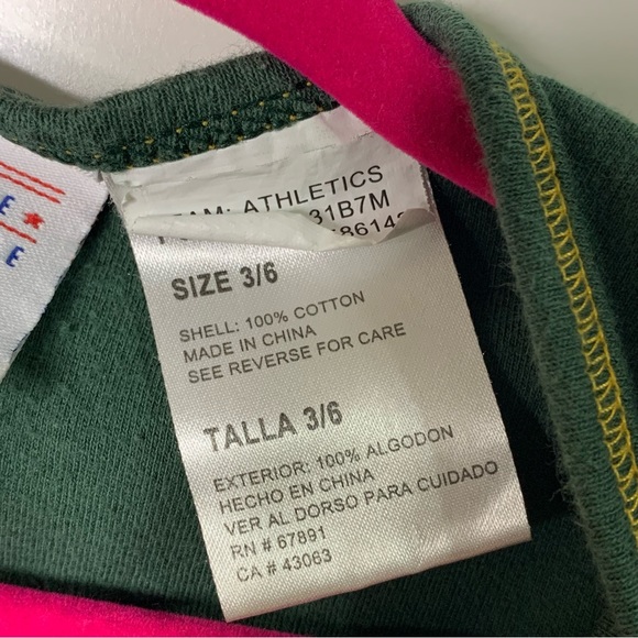 Infant’s Genuine Merchandise Oakland Athletic’s MLB A’s Bodysuit - Picture 11 of 11